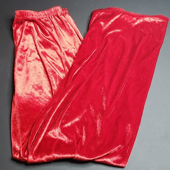 Pants - *Velvety Red Pants - Medium